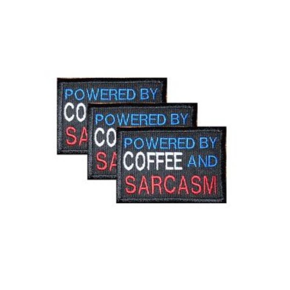 Show your Patriotism and love for Coffee and Sarcasm with these 3 patches